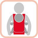 日本人の体型にフィットする構造