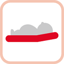 平らなベッド(フルリクライニング)