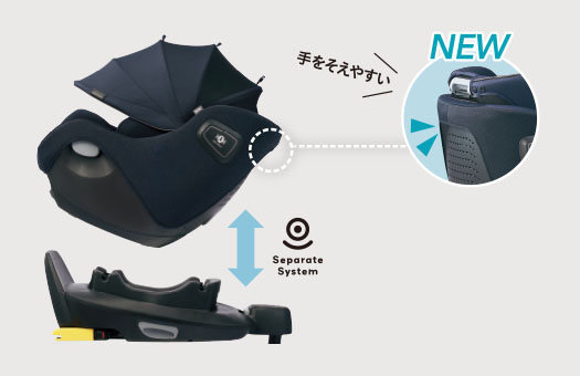 持ちやすいカタチになってさらに持ち運びラクラク