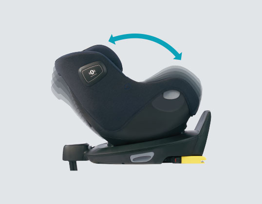 5段階リクライニング