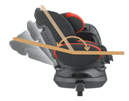 フルリクライニングできる「平ら」なベッド。