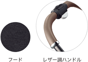 ワード、レザー調ハンドル