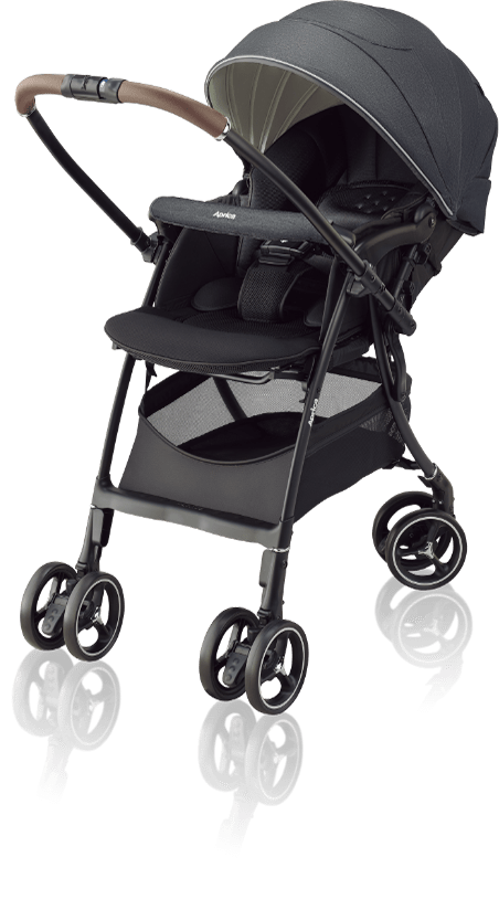 グレーベビーカー