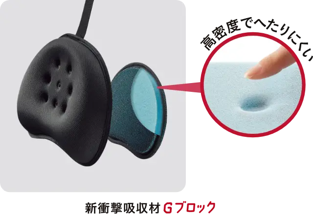 新衝撃吸収材Gブロック