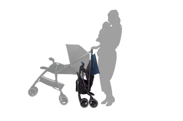 ワンタッチ開閉・安定自立設計